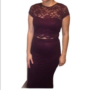 Two Piece Prom Dress